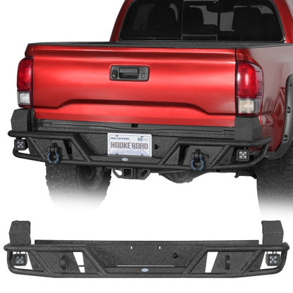 Heavy-Duty Tubular Back Rear Bumper For 2016-2023 Toyota Tacoma - Ultralisk4x4