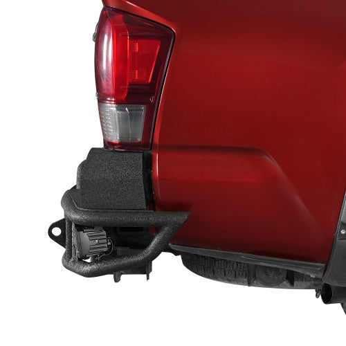Heavy-Duty Tubular Back Rear Bumper For 2016-2023 Toyota Tacoma - Ultralisk4x4
