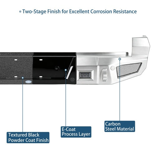Startum Rear Bumper (2016-2023 Toyota Tacoma) - Ultralisk 4x4
