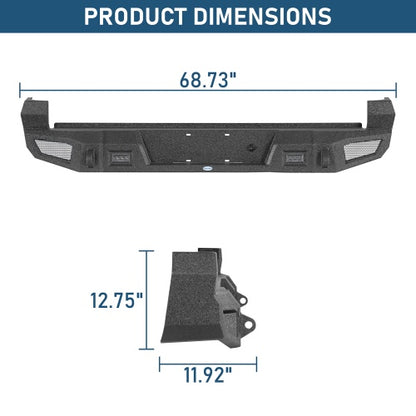 Startum Rear Bumper (2016-2023 Toyota Tacoma) - Ultralisk 4x4
