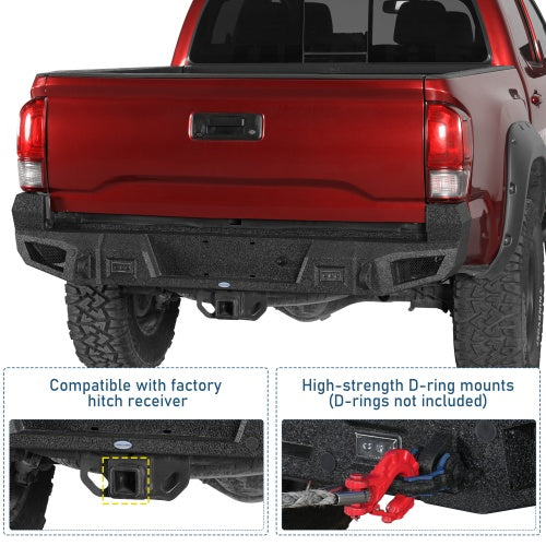 Startum Rear Bumper (2016-2023 Toyota Tacoma) - Ultralisk 4x4