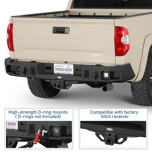 Guardian Ⅰ Rear Bumper with Honeycomb Steel Plate For 2014-2021 Toyota Tundra - Ultralisk4x4