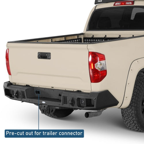 Guardian Ⅰ Rear Bumper with Honeycomb Steel Plate For 2014-2021 Toyota Tundra - Ultralisk4x4
