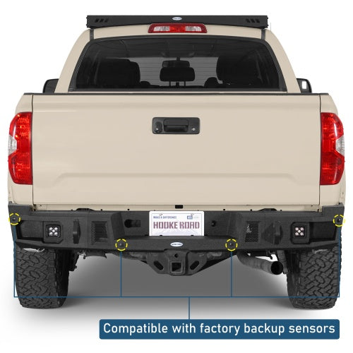Guardian Ⅰ Rear Bumper with Honeycomb Steel Plate For 2014-2021 Toyota Tundra - Ultralisk4x4
