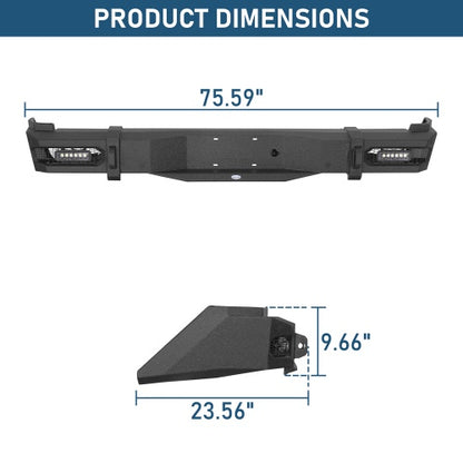 Stag Rear Bumper For 2014-2021 Toyota Tundra - Ultralisk4x4