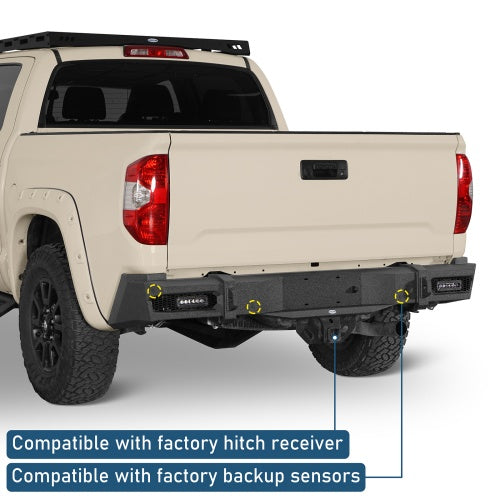 Stag Rear Bumper For 2014-2021 Toyota Tundra - Ultralisk4x4