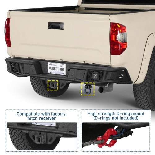 Ultralisk - Tubular Rear Bumper For 2014-2021 Toyota Tundra Models