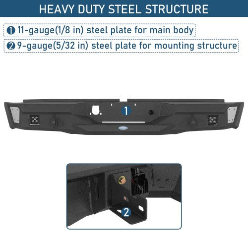 Guardian Ⅱ Rear Bumper For 2000-2006 Toyota Tundra - Ultralisk4x4