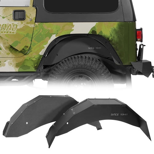 Rear Inner Fender Liners For 1987-1995 Jeep Wrangler YJ - Ultralisk4x4