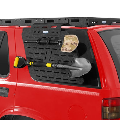 Rear Window Exterior Storage Panel Molle Panel Kit For 1995-2005 Chevy S10 Blazer 4-Door - Ultralisk4x4