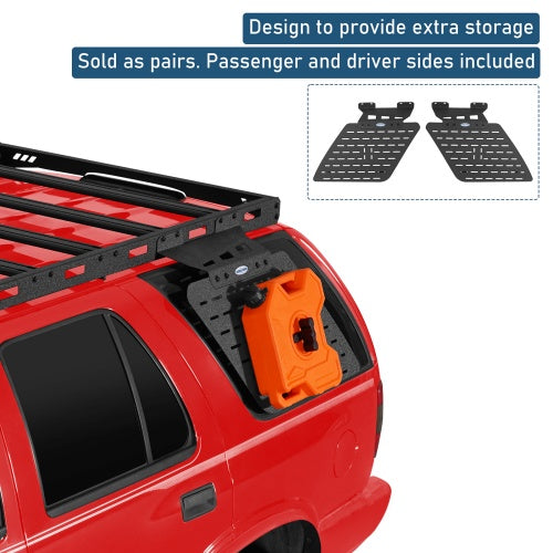 Rear Window Exterior Storage Panel Molle Panel Kit For 1995-2005 Chevy S10 Blazer 4-Door - Ultralisk4x4
