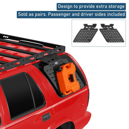 Rear Window Exterior Storage Panel Molle Panel Kit For 1995-2005 Chevy S10 Blazer 4-Door - Ultralisk4x4