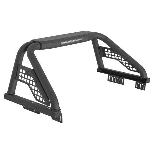22.1" High Classic Roll Bar w/ LED Brake Lights For Ford F-150 & Chevy Silverado 1500 & GMC Sierra 1500 & Ram 1500 & Toyota Tundra & Jeep Gladiator JT - Ultralisk4x4