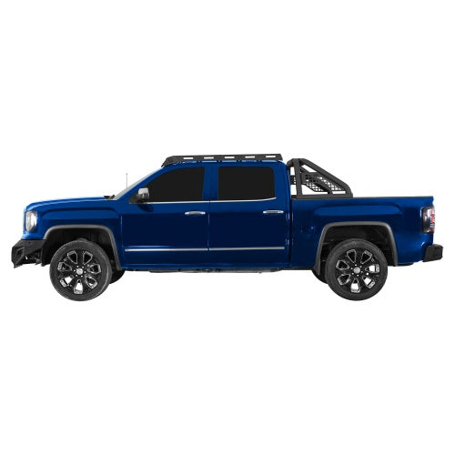 22.1" High Classic Roll Bar w/ LED Brake Lights For Ford F-150 & Chevy Silverado 1500 & GMC Sierra 1500 & Ram 1500 & Toyota Tundra & Jeep Gladiator JT - Ultralisk4x4