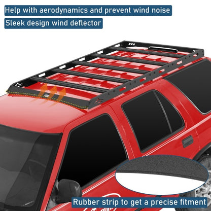 Overland 330 lbs Roof Rack w/ 5 Bars for (1995-2005 Chevy S10 Blazer 4-Door) - Ultralisk4x4