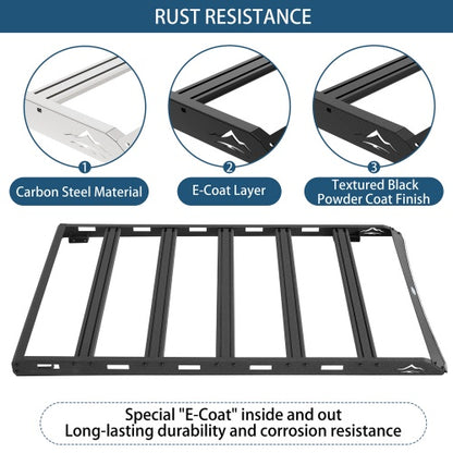 Overland 330 lbs Roof Rack w/ 5 Bars for (1995-2005 Chevy S10 Blazer 4-Door) - Ultralisk4x4