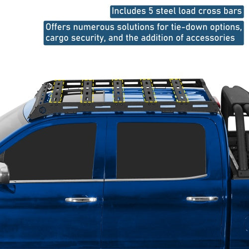 Aftermarket Series Roof Rack For 2014-2018 GMC Sierra 1500 Crew Cab Models - Ultralisk4x4