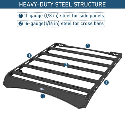 Aftermarket Series Roof Rack For 2014-2018 GMC Sierra 1500 Crew Cab Models - Ultralisk4x4