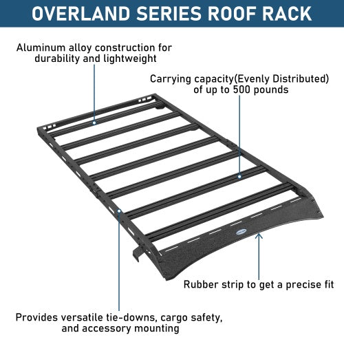 Overland Series Versatile Roof Rack For 1996-2002 Toyota 4Runner - Ultralisk4x4