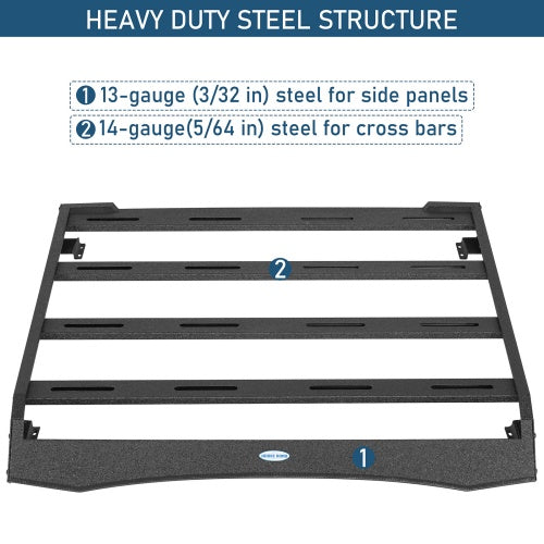 Series Roof Rack For 05-23 Toyota Tacoma 2nd 3rd Gen Access Cab - Ultralisk4x4