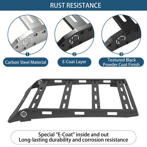 Series Roof Rack For 05-23 Toyota Tacoma 2nd 3rd Gen Access Cab - Ultralisk4x4