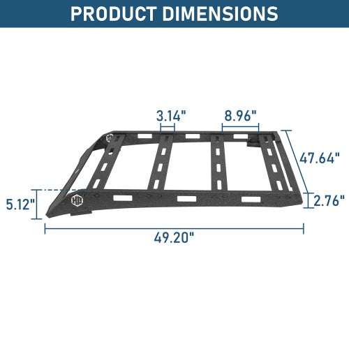 Series Roof Rack For 05-23 Toyota Tacoma 2nd 3rd Gen Access Cab - Ultralisk4x4