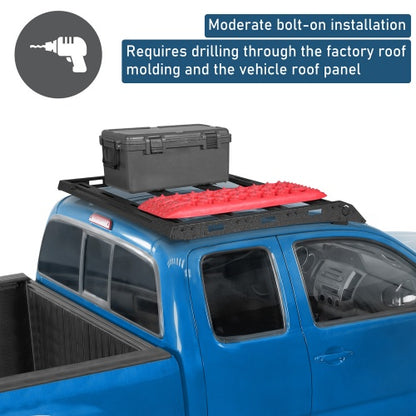 Series Roof Rack For 05-23 Toyota Tacoma 2nd 3rd Gen Access Cab - Ultralisk4x4