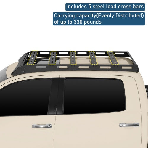 Ultralisk Series Roof Rack - (2014-2021 Toyota Tundra CrewMax)