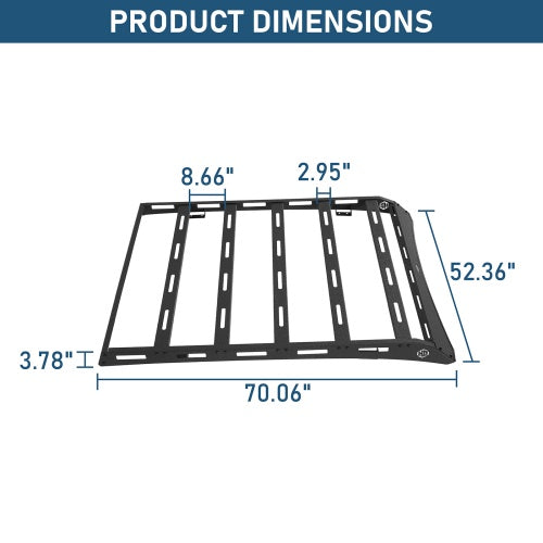 Ultralisk Series Roof Rack - (2014-2021 Toyota Tundra CrewMax)