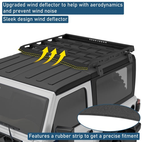 Ultralisk Series Roof Rack For 18-26 Jeep Wrangler JL 2-Door Hard Top Models
