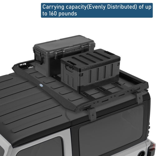 Ultralisk Series Roof Rack For 18-26 Jeep Wrangler JL 2-Door Hard Top Models