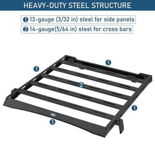 Ultralisk Series Roof Rack For 1997-2006 Jeep Wrangler TJ Hardtop(Excluding Unlimited)