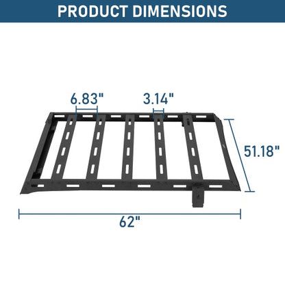 Ultralisk Series Roof Rack For 1997-2006 Jeep Wrangler TJ Hardtop(Excluding Unlimited)