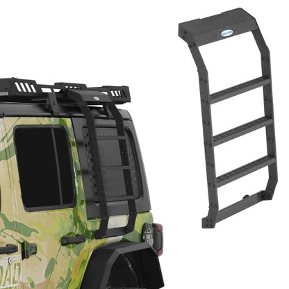 Rear Window Ladder For Jeep Wrangler 2007-2018 JK & 2018-2026 JL Hardtop - Ultralisk4x4