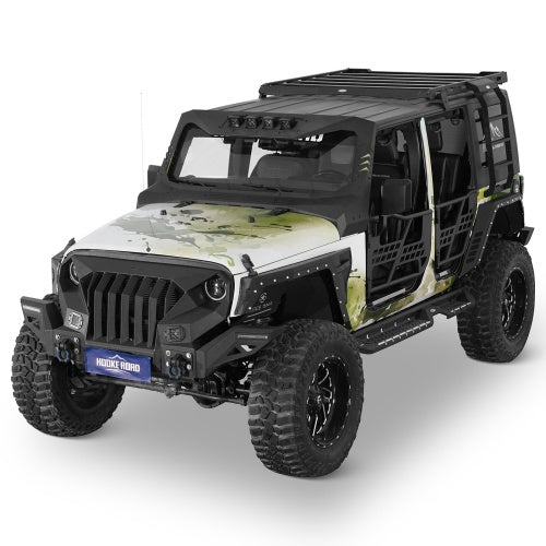 Rear Window Ladder For Jeep Wrangler 2007-2018 JK & 2018-2026 JL Hardtop - Ultralisk4x4