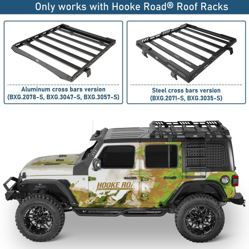 Rear Window Ladder For Jeep Wrangler 2007-2018 JK & 2018-2026 JL Hardtop - Ultralisk4x4