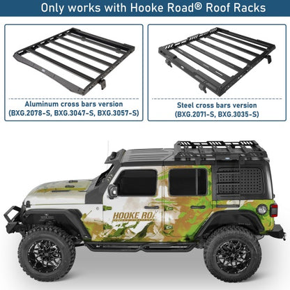 Rear Window Ladder For Jeep Wrangler 2007-2018 JK & 2018-2026 JL Hardtop - Ultralisk4x4