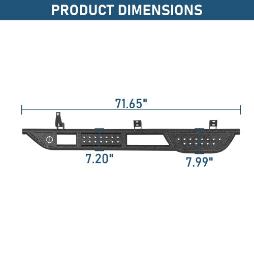 2Pcs Nerf Bars Side Steps Running Boards for 2003-2009 Toyota 4Runner(Excluding Limited) - Ultralisk4x4