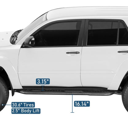 2Pcs Nerf Bars Side Steps Running Boards for 2003-2009 Toyota 4Runner(Excluding Limited) - Ultralisk4x4