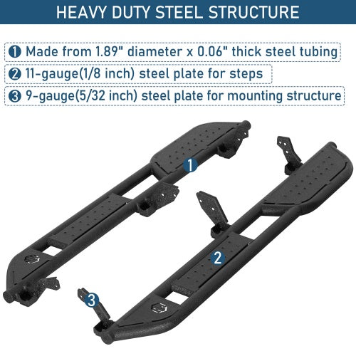 Nerf Side Step Bars For 1996-2002 Toyota 4Runner 3rd Gen - Ultralisk4x4