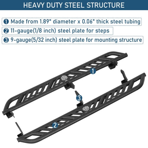Nerf Side Steps Running Boards For 1996-2002 Toyota 4Runner 3rd Gen - Ultralisk4x4