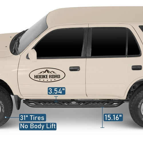 Nerf Side Steps Running Boards For 1996-2002 Toyota 4Runner 3rd Gen - Ultralisk4x4
