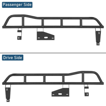 Tube Slider Rocker Guards w/ Kick-Out for 2015-2018 Porsche Cayenne 958.2 - Ultralisk 4x4