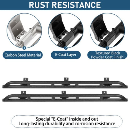 Tube Slider Rocker Guards For 2004-2009 Dodge Durango & 2007-2009 Chrysler Aspen - Ultralisk4x4