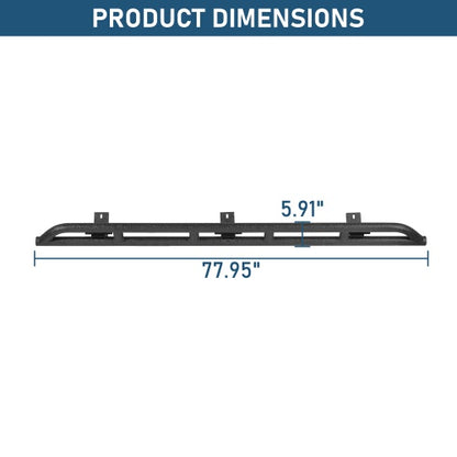 Tube Slider Rocker Guards For 2004-2009 Dodge Durango & 2007-2009 Chrysler Aspen - Ultralisk4x4