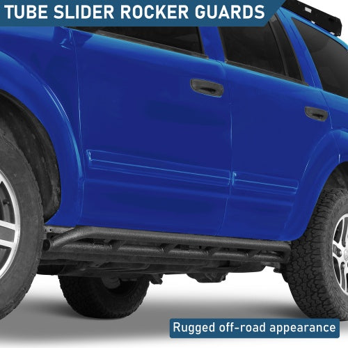 Tube Slider Rocker Guards For 2004-2009 Dodge Durango & 2007-2009 Chrysler Aspen - Ultralisk4x4