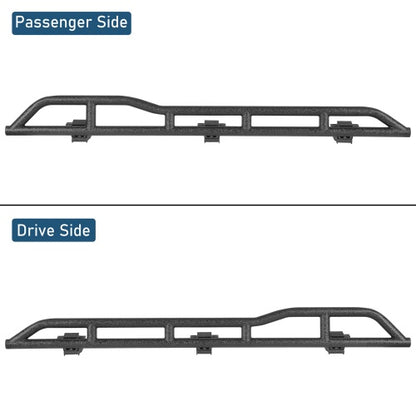 Tube Slider Rocker Guards w/ Kick-Out For 2004-2009 Dodge Durango & 2007-2009 Chrysler Aspen - Ultralisk4x4