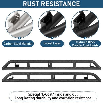 Tube Slider Rocker Guards For 1990-1995 Toyota 4Runner 4-Door - Ultralisk4x4