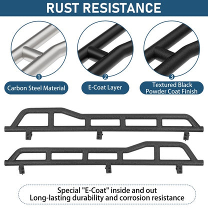 Ultralisk4x4 Tube Slider Rocker Guards w/ Kick-Out For (90-95 Toyota 4Runner 4-Door) Models