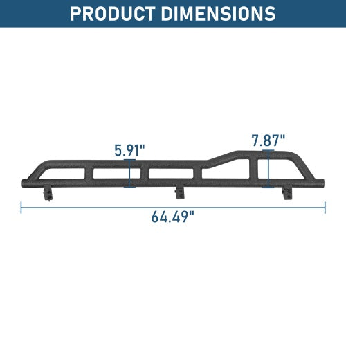 Ultralisk4x4 Tube Slider Rocker Guards w/ Kick-Out For (90-95 Toyota 4Runner 4-Door) Models